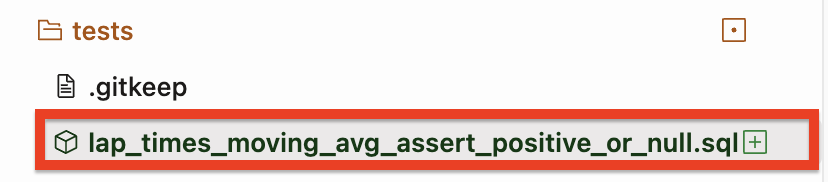 custom singular test for testing lap times are positive values custom singular test for testing lap times are positive values
